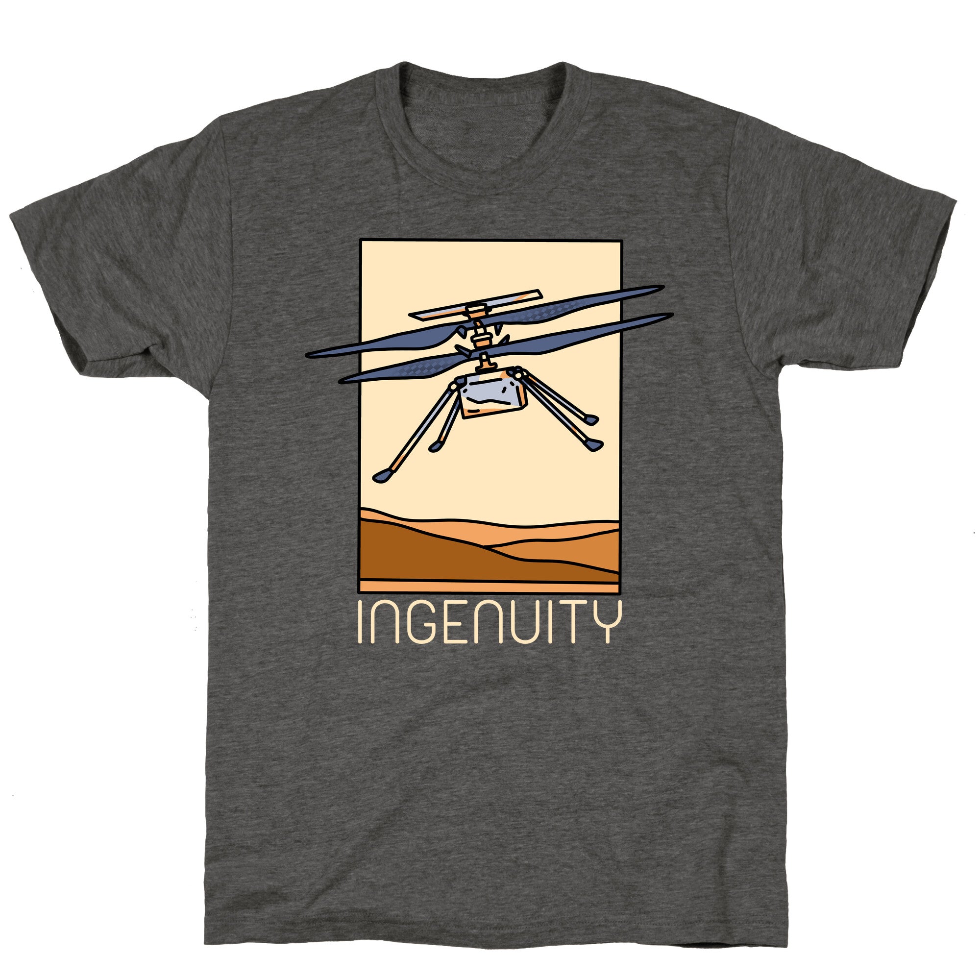 Ingenuity Mars Helicopter Unisex Triblend Tee